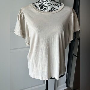 Old Navy Women's Cream Top